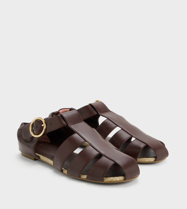 Charles & Keith Gladiators - Dark Brown Gladiators