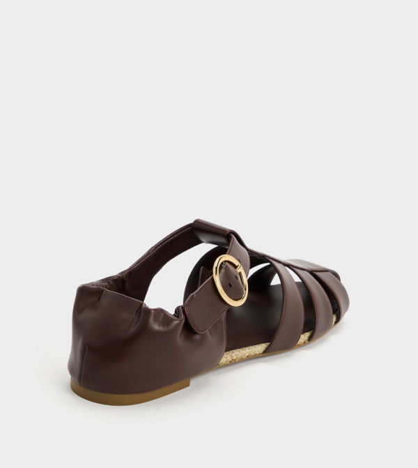 Charles & Keith Gladiators - Dark Brown Gladiators