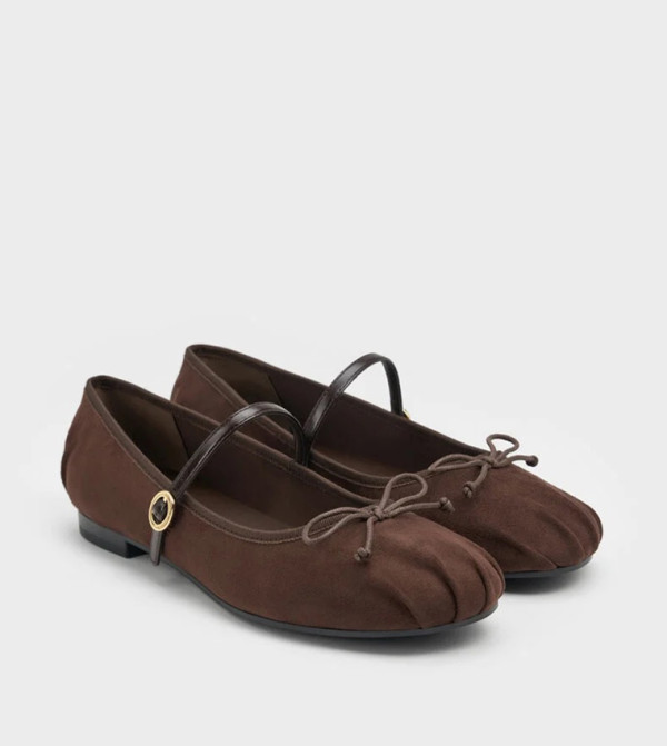 Charles & Keith  Shoes - Brown Mary Janes