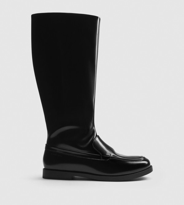 Charles & Keith  Boots - BLACK Knee length Boots