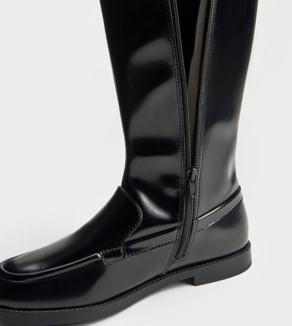 Charles & Keith  Boots - BLACK Knee length Boots