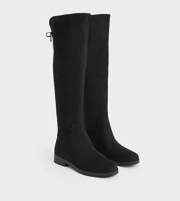 Charles & Keith  Boots - BLACK Knee length Boots
