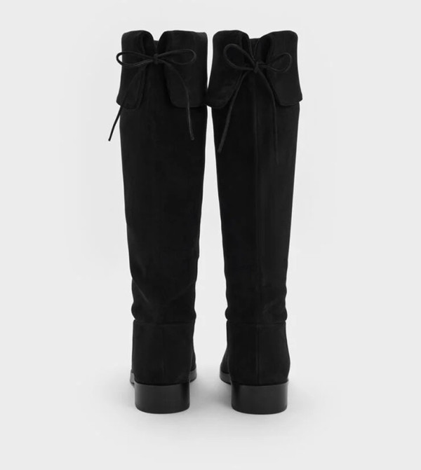 Charles & Keith  Boots - BLACK Knee length Boots