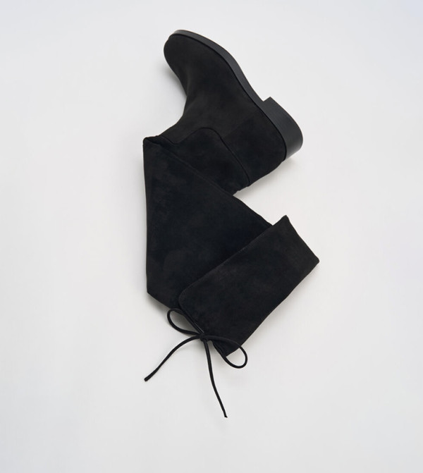 Charles & Keith  Boots - BLACK Knee length Boots