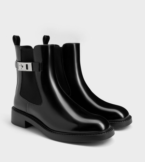 Charles & Keith Ankle Boots - BLACK Ankle length Boots