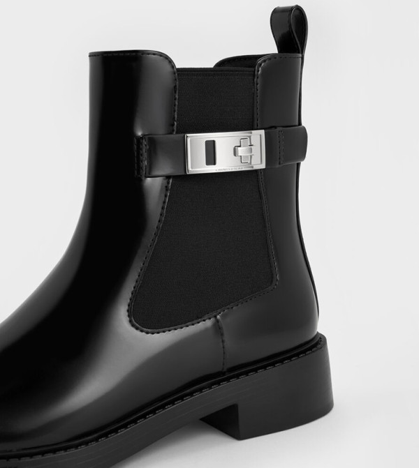 Charles & Keith Ankle Boots - BLACK Ankle length Boots