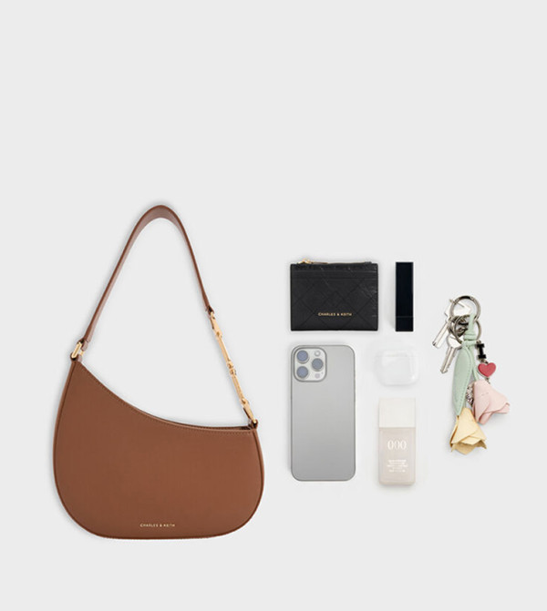 Charles & Keith  - Brown Shoulder bags