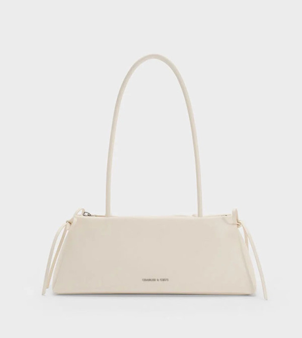 Charles & Keith  - Cream Shoulder bags