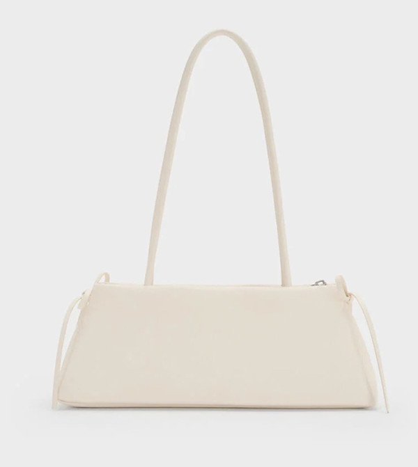 Charles & Keith  - Cream Shoulder bags