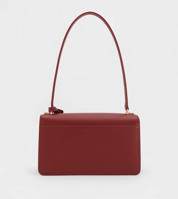 Charles & Keith  Shoulder Bags - Burgundy Shoulder bags