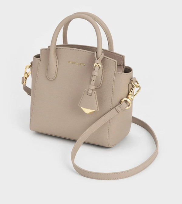 Charles & Keith Charles & Keith - Taupe Handheld Bags