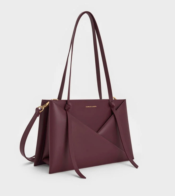 Charles & Keith Charles & Keith - Wine Tote Bags