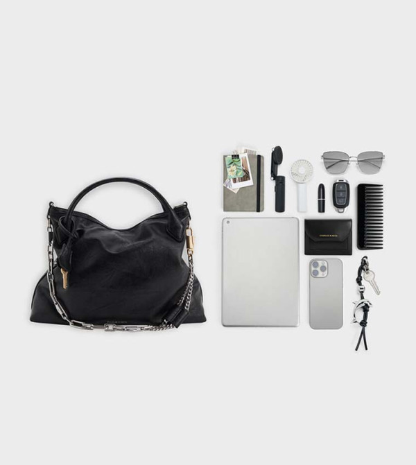 Charles & Keith Charles & Keith - BLACK Tote Bags