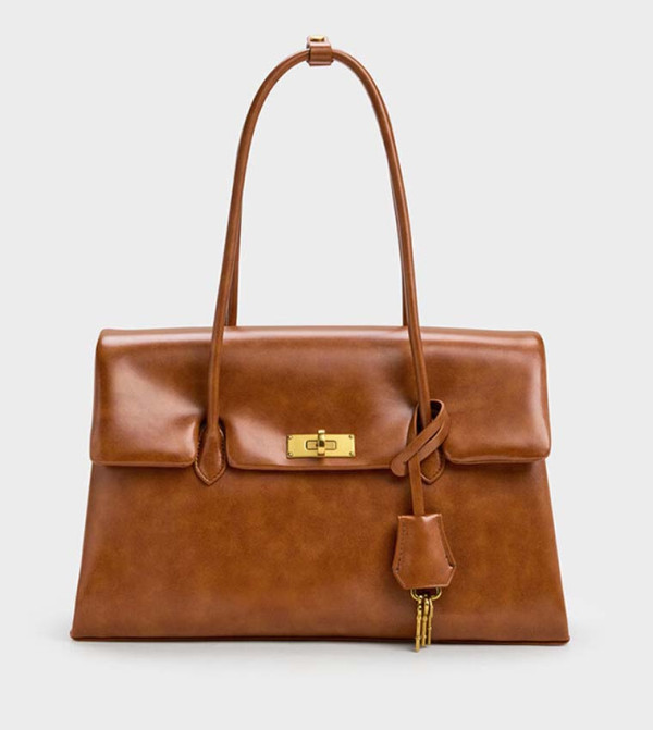 Charles & Keith  Bags - Brown Tote Bags