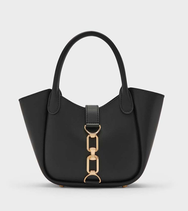 Charles & Keith Charles & Keith - BLACK Tote Bags