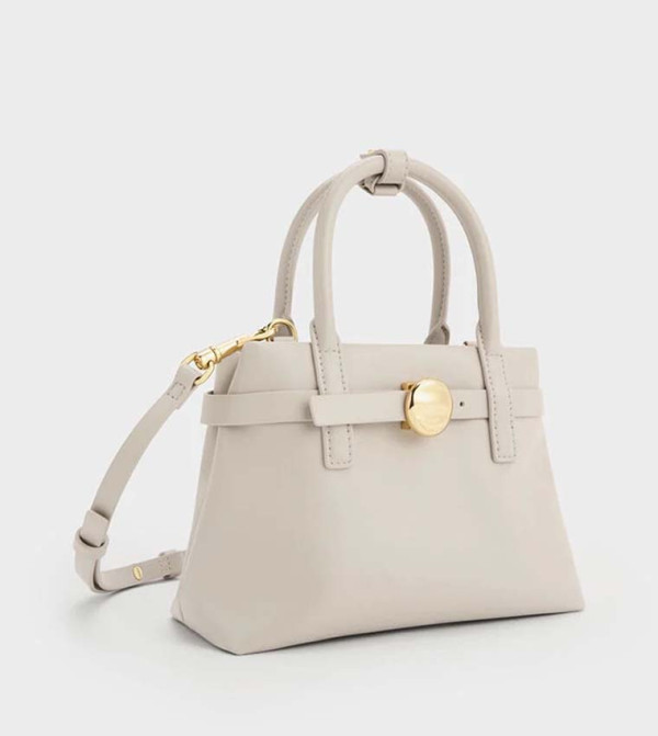 Charles & Keith  caution-hottest-deals-kw - Grey Tote Bags