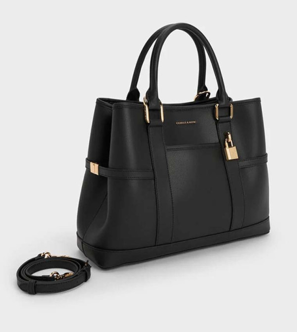 Charles & Keith Charles & Keith - BLACK Tote Bags