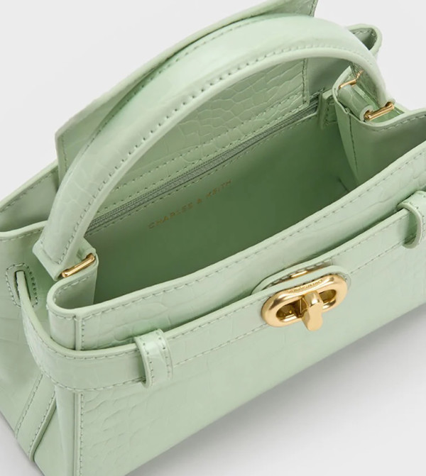 Charles & Keith summer-palette - Mint Handheld Bags