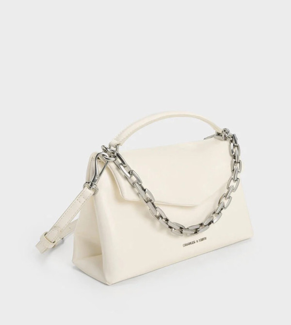 Charles & Keith Charles & Keith - Cream Handheld Bags