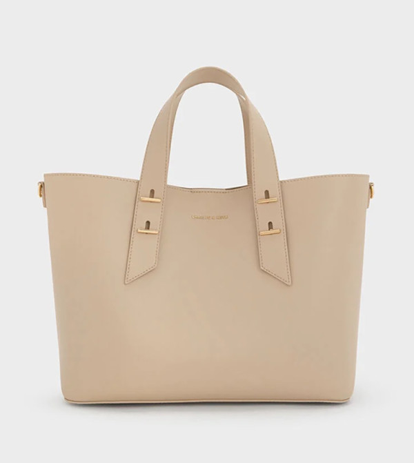Charles & Keith Charles & Keith - Beige Tote Bags