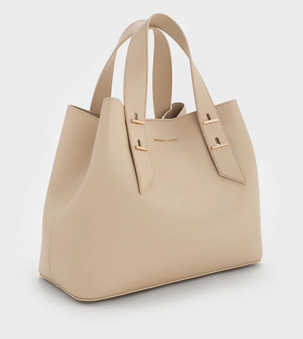 Charles & Keith Charles & Keith - Beige Tote Bags