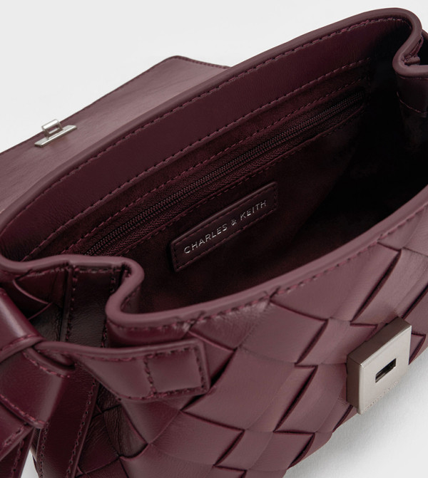 Charles & Keith Charles & Keith - Burgundy Cross Body Bags