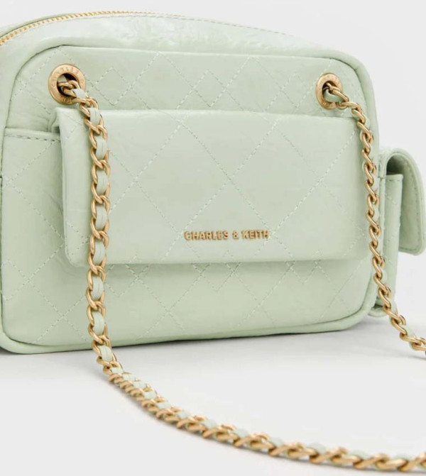 Charles & Keith Crossbody Bags - Green Cross Body Bags