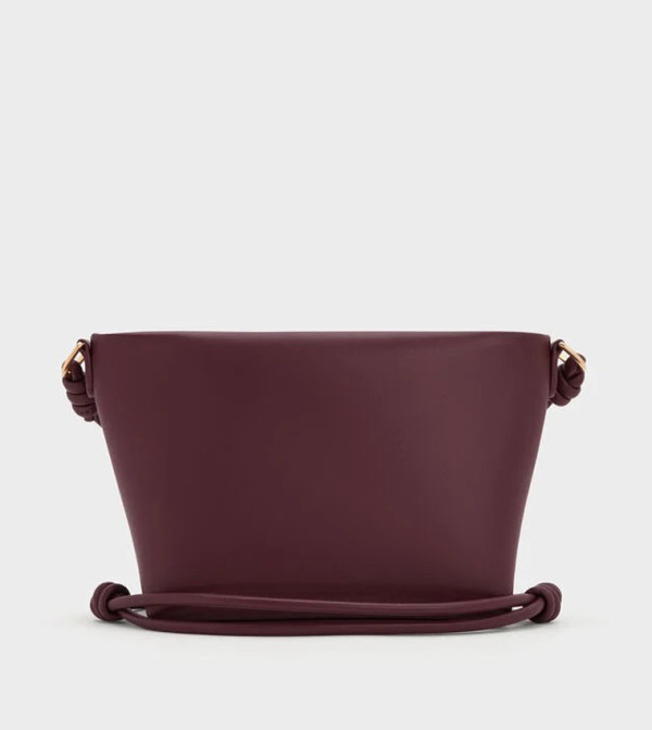Charles & Keith  Crossbody Bags - Maroon Cross Body Bags