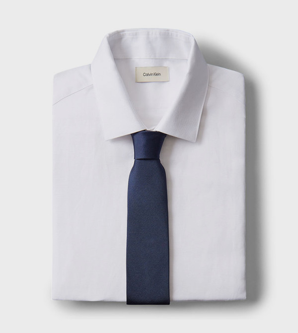 Calvin Klein  Ties - Blue Slim Ties