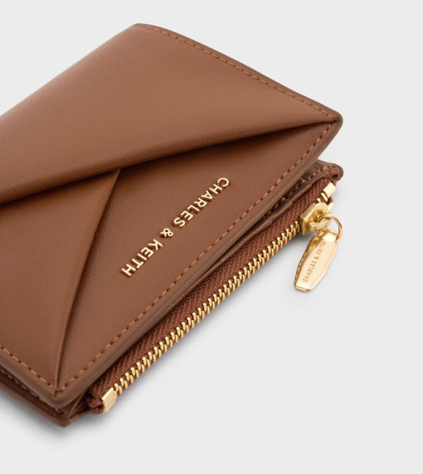 Charles & Keith  Small Leather Goods - Brown Wallets