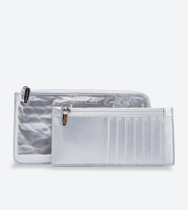 Charles & Keith  Accessories - Silver Wallets