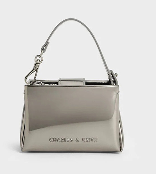 Charles & Keith  Bags - Grey Shoulder bags