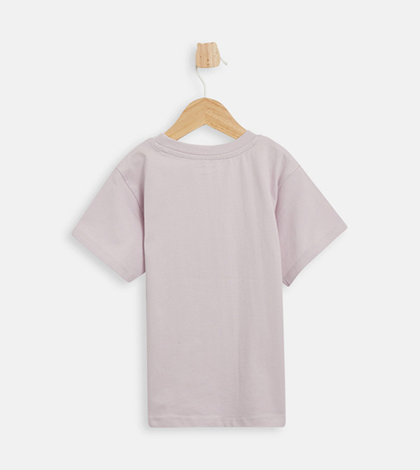 BABIES & MORE  preppy-layers - Purple T-shirts