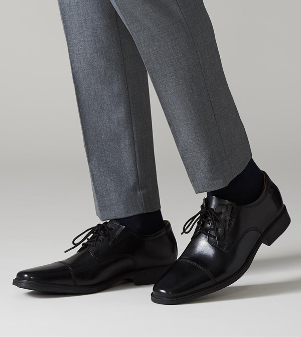 Clarks Clarks - Black Formal Lace-Up Shoes