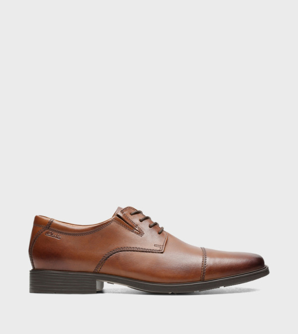 Clarks Clarks - Tan Formal Lace-Up Shoes