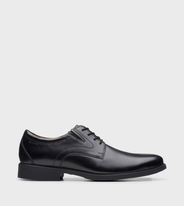 Clarks  Formal Shoes - Black Formal Lace-Up Shoes