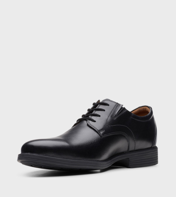 Clarks  Formal Shoes - Black Formal Lace-Up Shoes