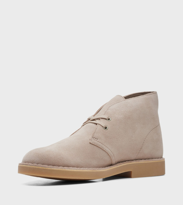 Clarks  Boots - Beige Chukka Boots