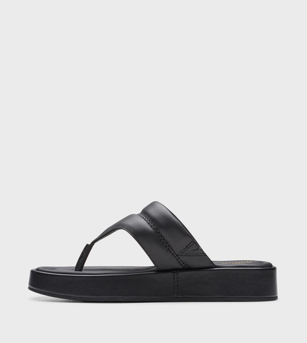 Clarks Clarks - Black Flat Sandals