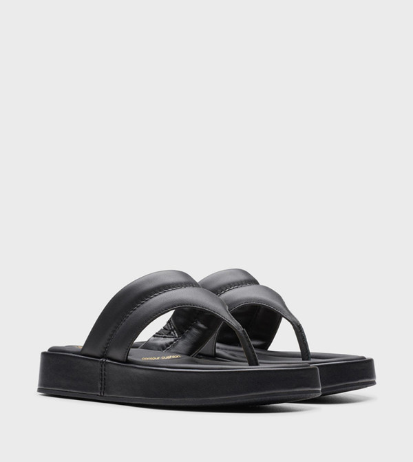 Clarks Clarks - Black Flat Sandals