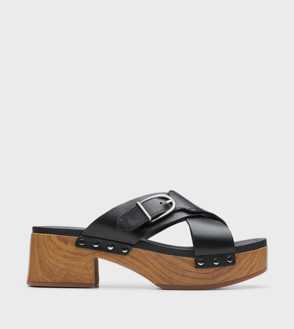 Clarks  Shoes - Black Platforms