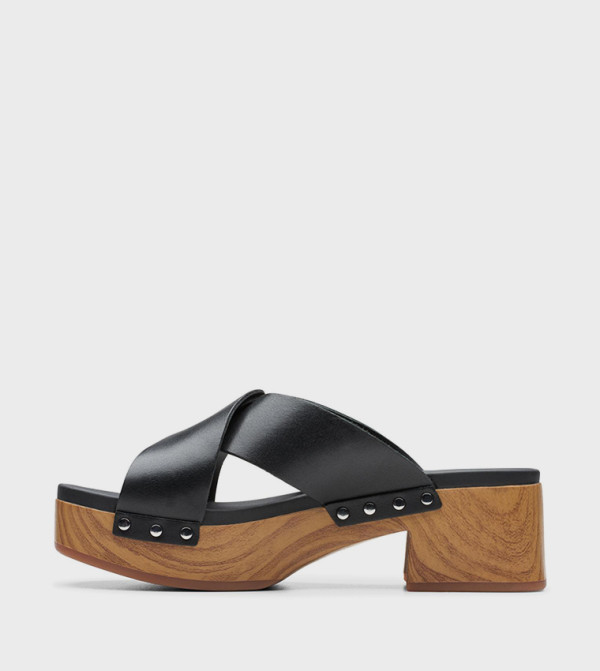 Clarks  Shoes - Black Platforms