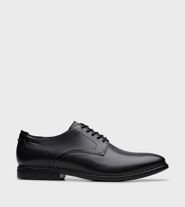 Clarks  Formal Shoes - BLACK Formal Lace-Up Shoes