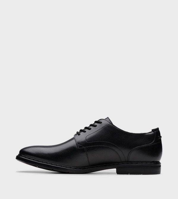 Clarks  Formal Shoes - BLACK Formal Lace-Up Shoes