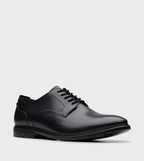 Clarks  Formal Shoes - BLACK Formal Lace-Up Shoes
