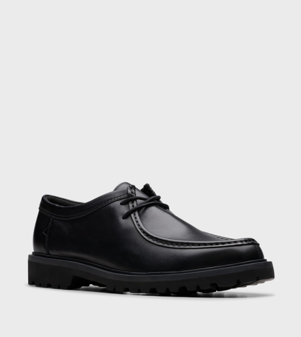 Clarks Shoes - Black Formal Lace-Up Shoes