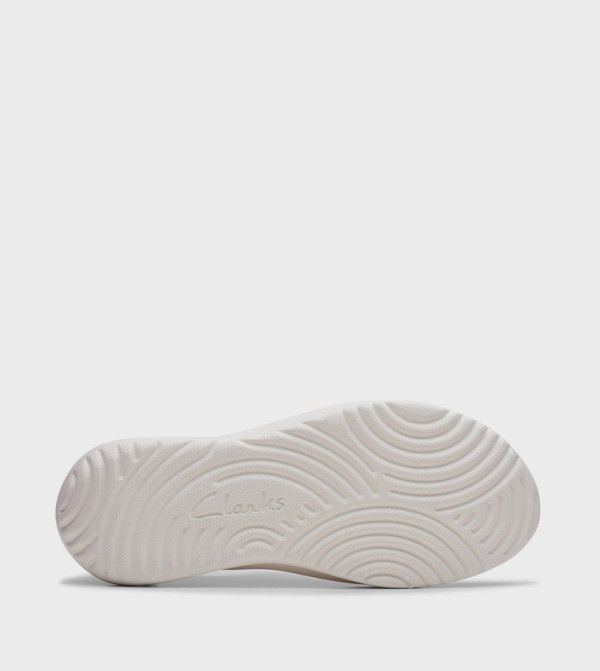 Clarks Slip-Ons - White Casual Slip-ons