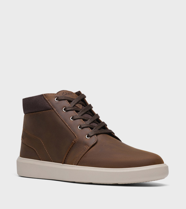 Clarks  Boots - Brown Lace up Boots