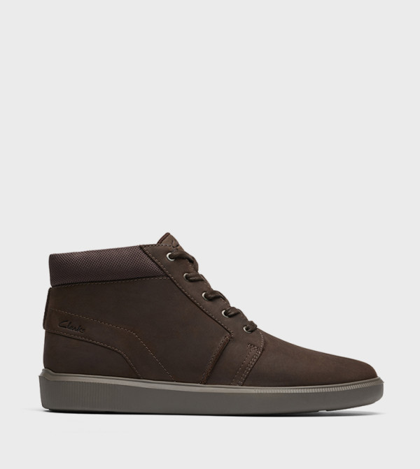 Clarks  Boots - Dark Brown Lace up Boots