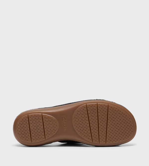 Clarks  - Black Flat Sandals